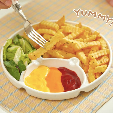 [韓國限定] JOKE BEAR 白熊 圓碟 餃子碟