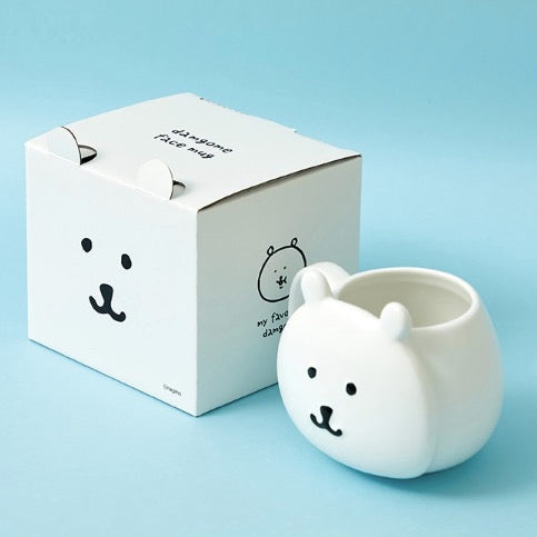 [韓國限定] JOKE BEAR 白熊 立體陶瓷杯 Face Mug