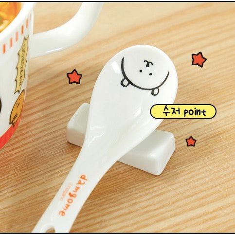 [韓國限定] JOKE BEAR 白熊 麵碗及匙羹套裝