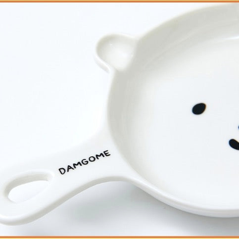 [韓國限定] JOKE BEAR 白熊 帶手柄陶瓷碟 2件套裝