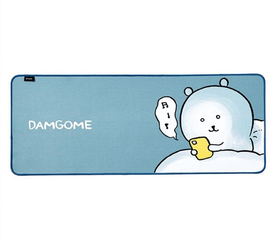 [韓國限定] JOKE BEAR 白熊 Desk Mat 桌墊 長滑鼠墊｜灰藍