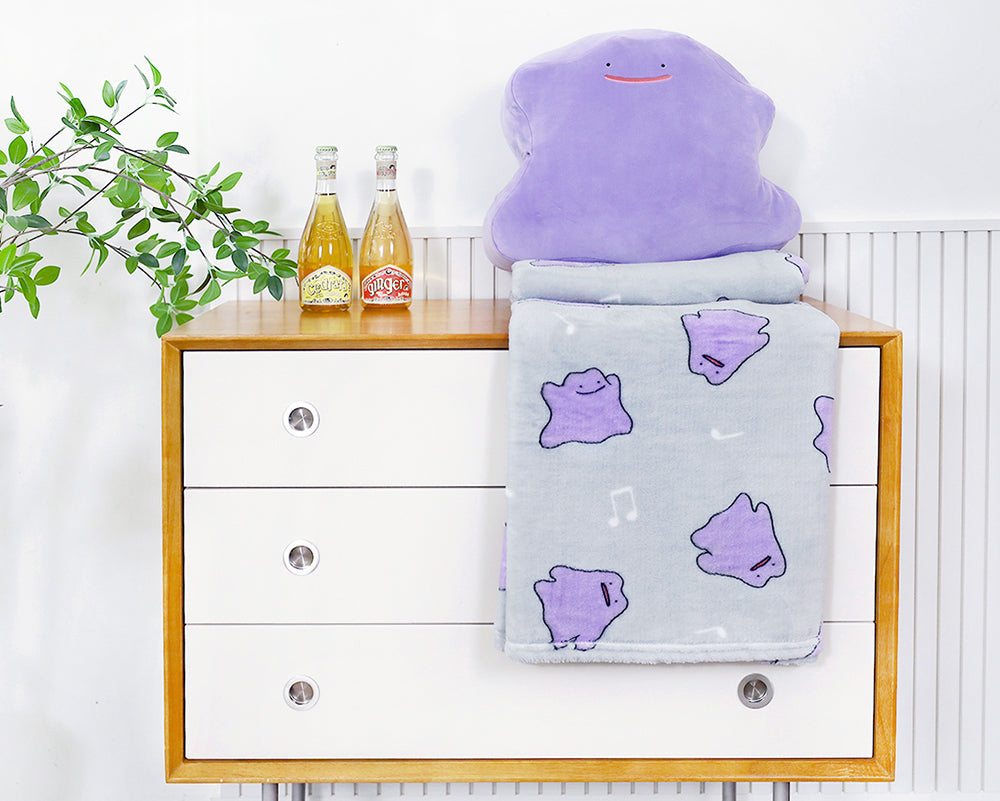 [韓國限定] Pokemon 百變怪 保暖毛毯 毛氈