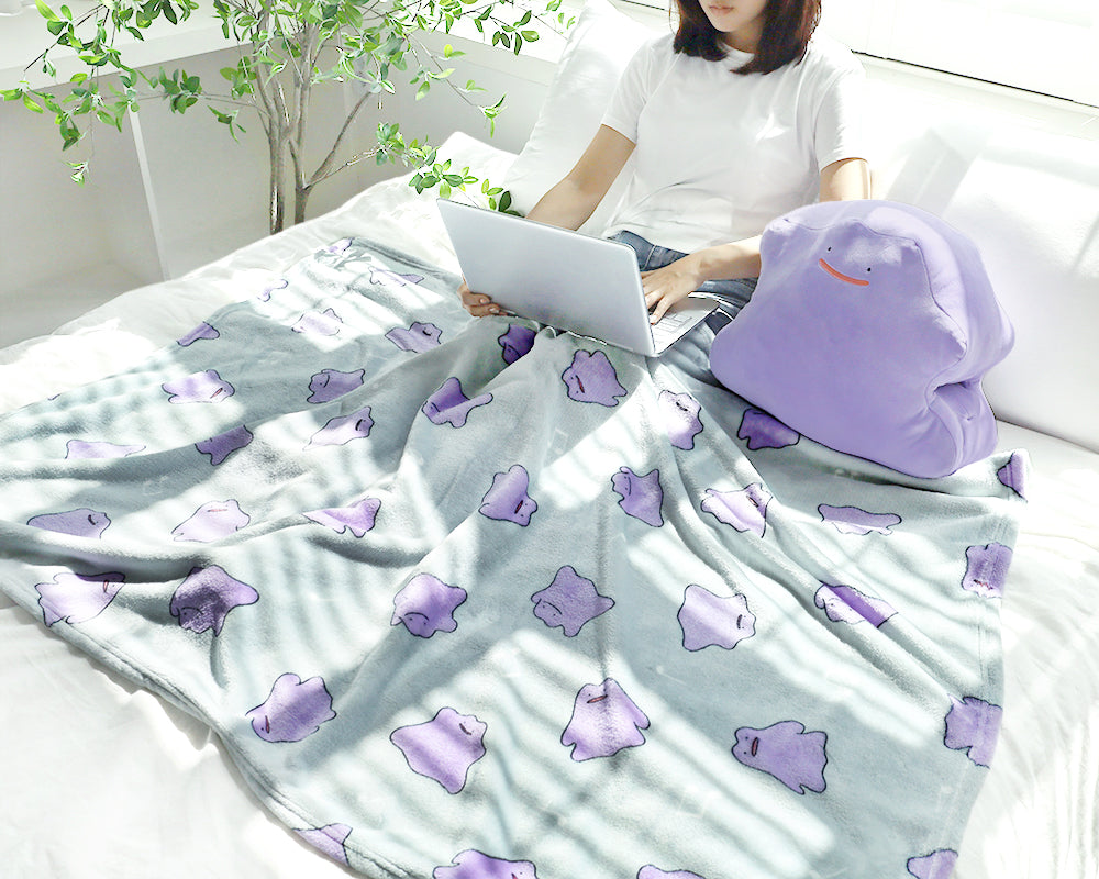 [韓國限定] Pokemon 百變怪 保暖毛毯 毛氈