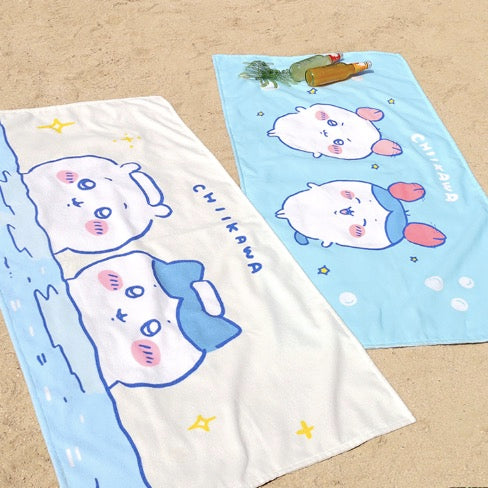 [韓國限定] CHIIKAWA 吉伊卡哇 大浴巾 沙灘毛巾
