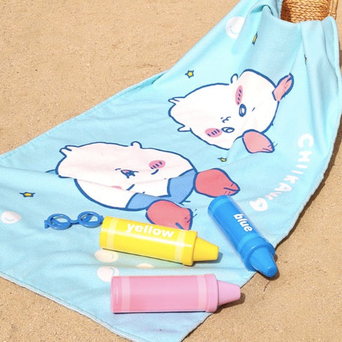 [韓國限定] CHIIKAWA 吉伊卡哇 大浴巾 沙灘毛巾