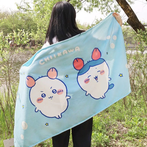 [韓國限定] CHIIKAWA 吉伊卡哇 大浴巾 沙灘毛巾