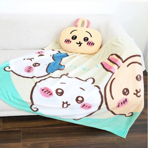 [韓國限定] CHIIKAWA 吉伊卡哇 披肩毛毯 125x85cm