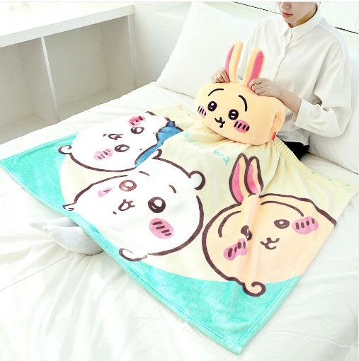 [韓國限定] CHIIKAWA 吉伊卡哇 披肩毛毯 125x85cm