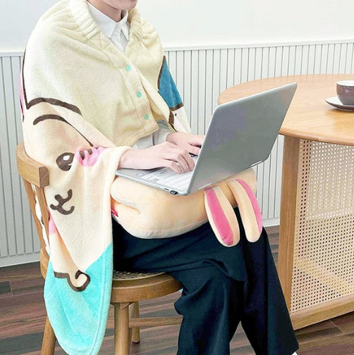 [韓國限定] CHIIKAWA 吉伊卡哇 披肩毛毯 125x85cm