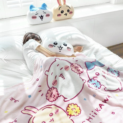 [韓國限定] CHIIKAWA 吉伊卡哇 毛毯 CHEER UP 140x100cm