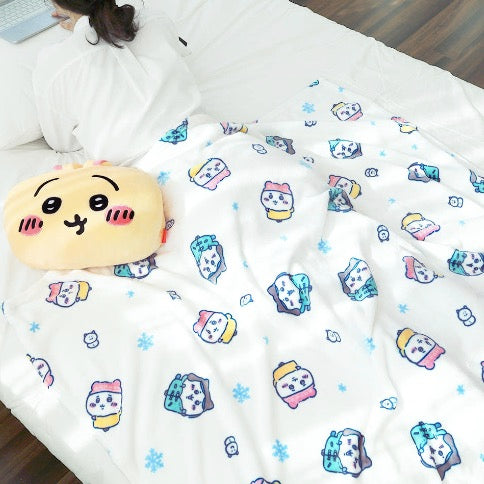 [韓國限定] CHIIKAWA 吉伊卡哇 毛毯 雪地 140x100cm