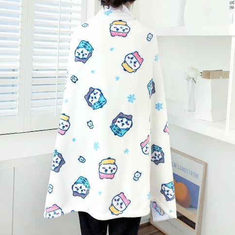 [韓國限定] CHIIKAWA 吉伊卡哇 毛毯 雪地 140x100cm