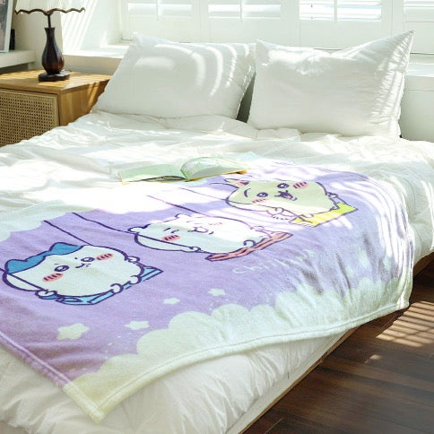 [韓國限定] CHIIKAWA 吉伊卡哇 毛毯 140x100cm 盪鞦韆