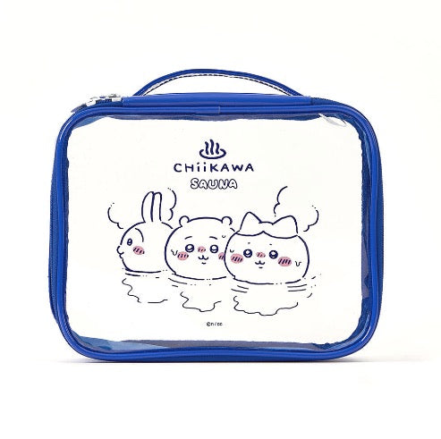 [韓國限定] CHIIKAWA 吉伊卡哇 溫泉系列 透明旅行收納包