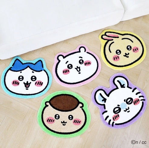[韓國限定] CHIIKAWA 吉伊卡哇 地毯 地氈 5款｜CHII/小八/兔兔/飛鼠/栗子饅頭