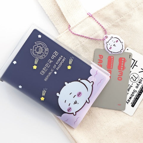 [韓國限定] CHIIKAWA 吉伊卡哇 透明Passport套｜CHII/小八/兔兔