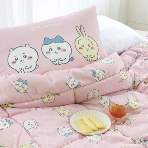 [韓國限定] CHIIKAWA 吉伊卡哇 單人防敏四季被 防敏枕套