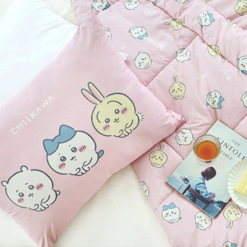 [韓國限定] CHIIKAWA 吉伊卡哇 單人防敏四季被 防敏枕套