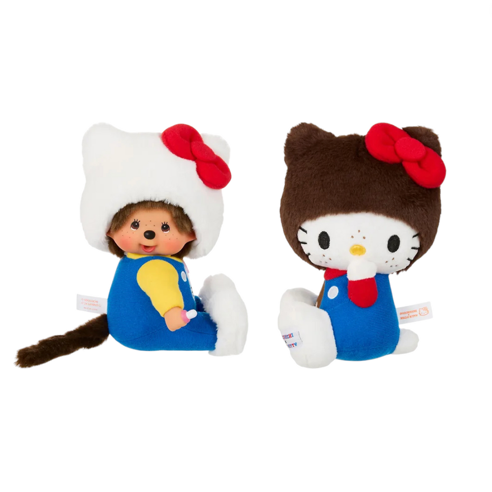 Monchhichi X Hello Kitty 公仔 18cm