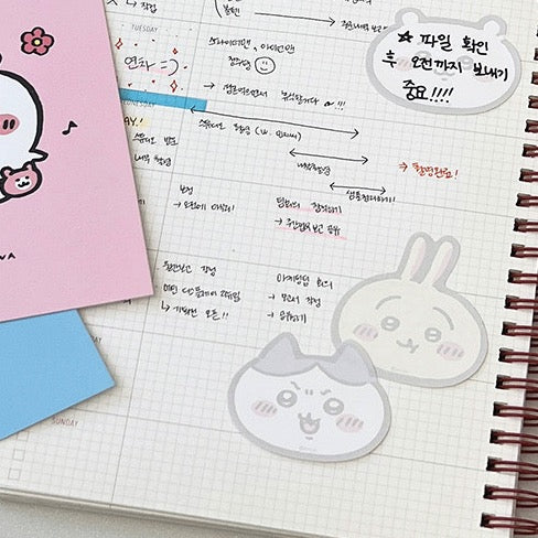 [韓國限定] CHIIKAWA 吉伊卡哇 三種表情 黏貼便條紙Memo