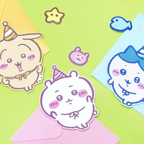 現貨[韓國限定] CHIIKAWA 吉伊卡哇 萬用卡 生日卡｜CHII/小八/兔兔
