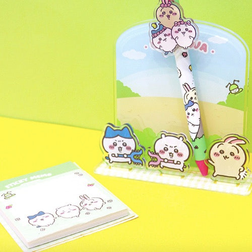 [韓國限定] CHIIKAWA 吉伊卡哇 亞加力立牌連便條紙Memo