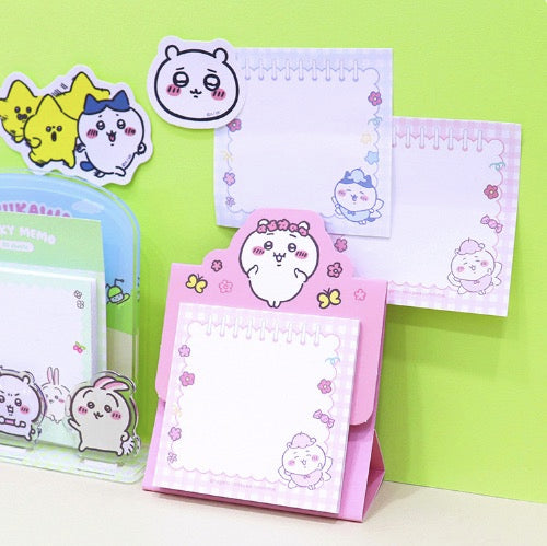 [韓國限定] CHIIKAWA 吉伊卡哇 座枱黏貼便條紙Memo｜CHII/小八/兔兔