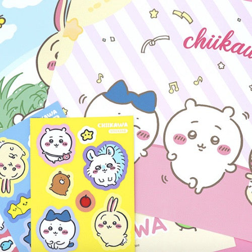 [韓國限定] CHIIKAWA 吉伊卡哇 A4海報連貼紙｜3款