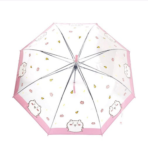 [韓國限定] CHIIKAWA 吉伊卡哇 透明雨傘 直遮｜CHII/小八/兔兔