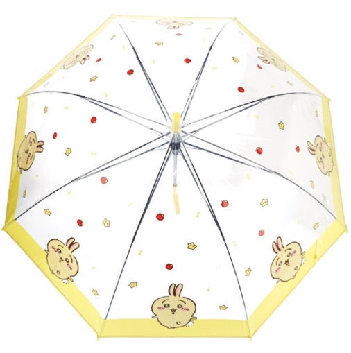 [韓國限定] CHIIKAWA 吉伊卡哇 透明雨傘 直遮｜CHII/小八/兔兔