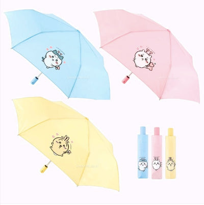 [韓國限定] CHIIKAWA 吉伊卡哇 自動雨傘 縮骨遮｜心心CHII/小八/兔兔