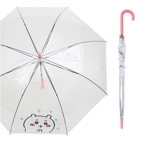 [韓國限定] CHIIKAWA 吉伊卡哇 透明雨傘 直遮｜大頭CHII/小八/兔兔