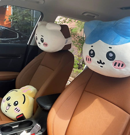 [韓國限定] CHIIKAWA 吉伊卡哇 車枕咕𠱸 頸枕 背墊