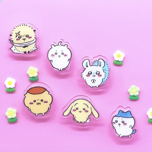 [韓國限定] CHIIKAWA 吉伊卡哇 亞加力磁石夾 一套6款