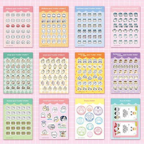 [韓國限定] CHIIKAWA 吉伊卡哇 GOAL TRACK STICKER MINI BOOK