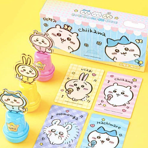 [韓國限定] CHIIKAWA 吉伊卡哇 STAMP SET 印章套裝