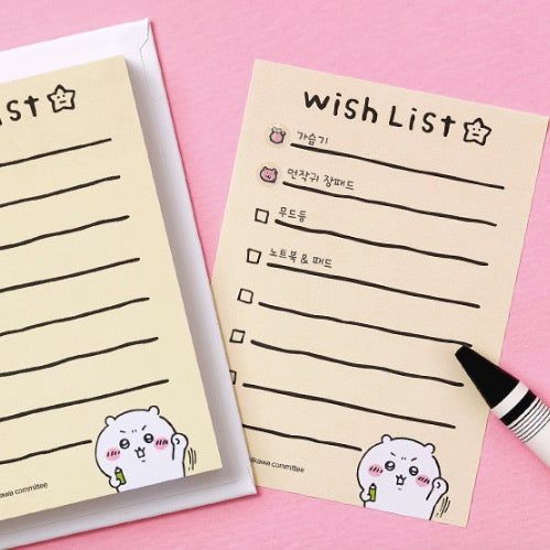 [韓國限定] CHIIKAWA 吉伊卡哇 Wish List Book 連貼紙