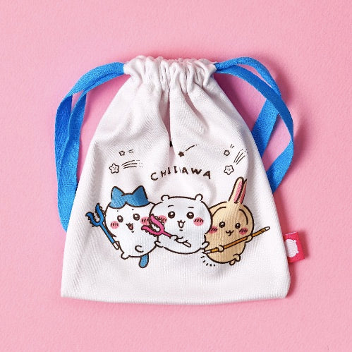 [韓國限定] CHIIKAWA 吉伊卡哇 Mirror Pouch Set 鏡子連索繩袋