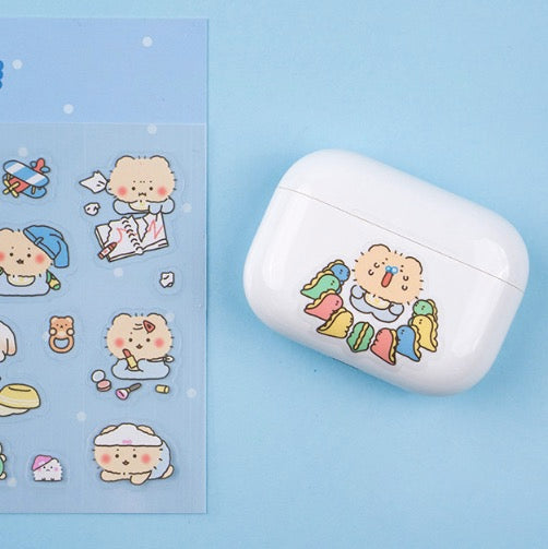 YURANG 망그러진곰 TODDLER MANGOMEE BB系列 透明貼紙