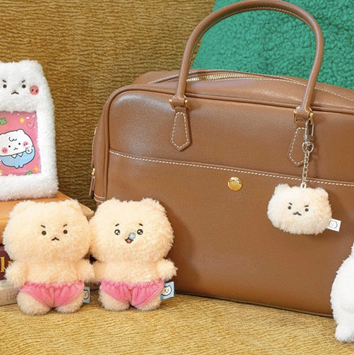 YURANG 망그러진곰 MANGOMEE Mini Face Keyring