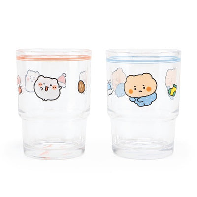YURANG BEAR 망그러진곰 MANGOMEE 玻璃杯SET