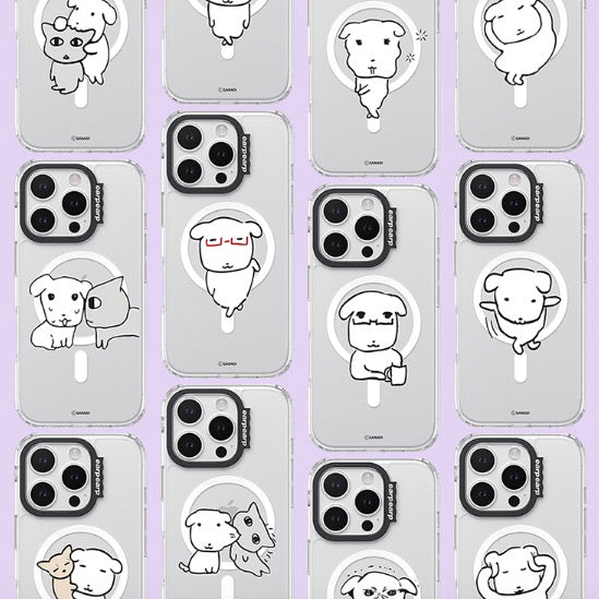 GANADI CRYSTAL CLEAR MAGSAFE CASE 磁吸手機殼 16款 IPHONE/SAMSUNG