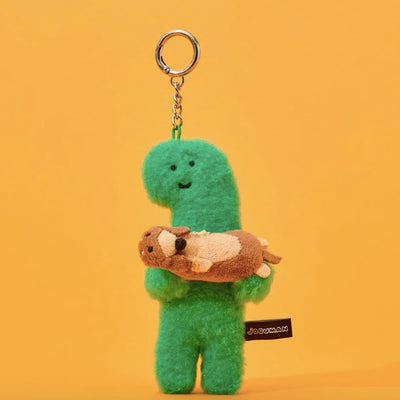 JOGUMAN Brachio&Woody Throw Away Plush Keyring 鎖匙扣