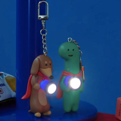 JOGUMAN WOODY Hero Light Keyring 發光電筒鎖匙扣