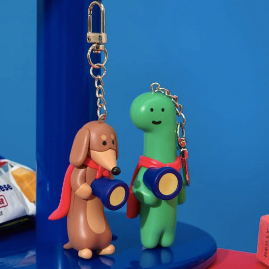 JOGUMAN WOODY Hero Light Keyring 發光電筒鎖匙扣