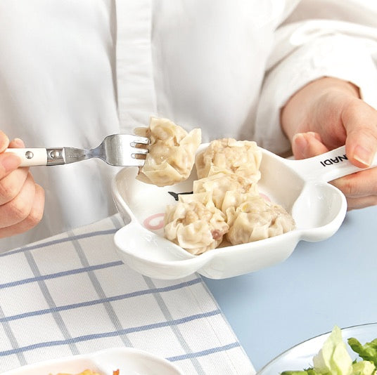 GANADI 手柄陶瓷碟 2件套裝