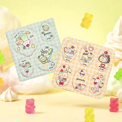 Gloworks X mangomee 粉撲套裝 送粉撲盒