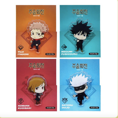 韓國限定 咒術迴戰 亞加力磁石夾 全4種