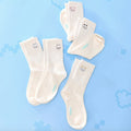 MMMM Socks 刺繡中筒襪