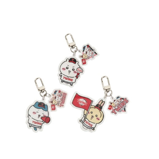LG TWINS X CHIIKAWA聯名 公仔 毛巾 毛毯 襟章 背包